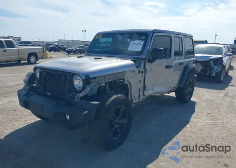 2020 Jeep Wrangler Unlimited Sport Altitude 4X4 z USA, uszkodzony, nr VIN 1C4HJXDN8LW123772